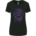 Astro Skull Astronaut Space Womens Wider Cut T-Shirt Black