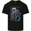 Astronaut Drummer Drumming Drums Kids T-Shirt Childrens Black