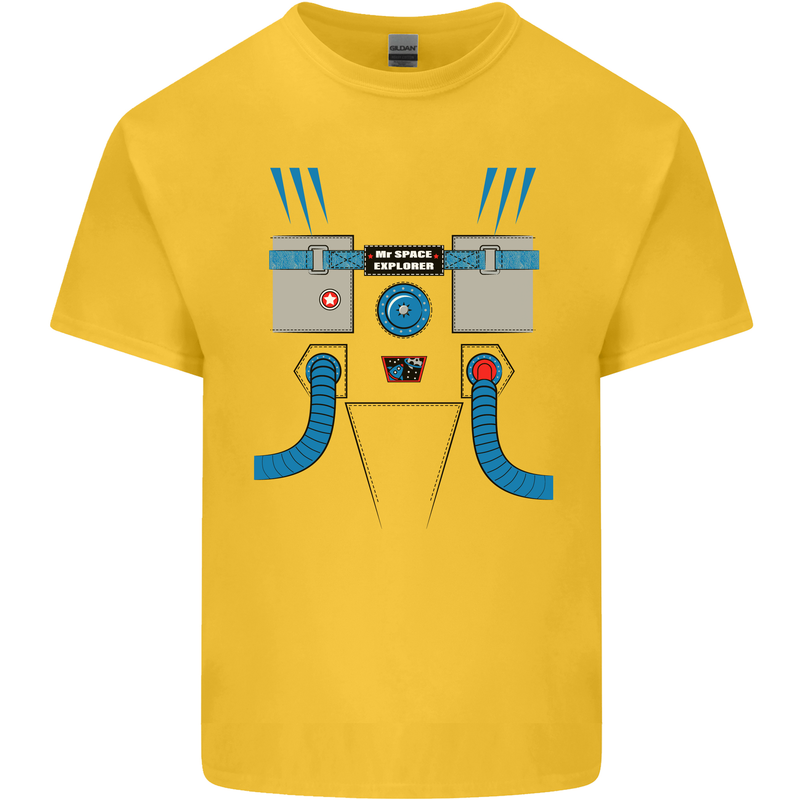 Astronaut Fancy Dress Costume Kids T-Shirt Childrens Yellow