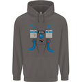 Astronaut Fancy Dress Costume Mens 80% Cotton Hoodie Charcoal