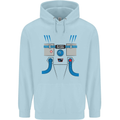 Astronaut Fancy Dress Costume Mens 80% Cotton Hoodie Light Blue