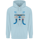 Astronaut Fancy Dress Costume Mens 80% Cotton Hoodie Light Blue