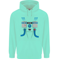 Astronaut Fancy Dress Costume Mens 80% Cotton Hoodie Peppermint