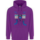 Astronaut Fancy Dress Costume Mens 80% Cotton Hoodie Purple