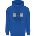 Astronaut Fancy Dress Costume Mens 80% Cotton Hoodie Royal Blue