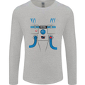 Astronaut Fancy Dress Costume Mens Long Sleeve T-Shirt Sports Grey