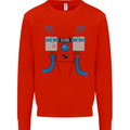 Astronaut Fancy Dress Costume Mens Sweatshirt Jumper Bright Red