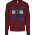 Astronaut Fancy Dress Costume Mens Sweatshirt Jumper Maroon
