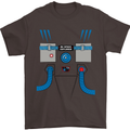 Astronaut Fancy Dress Costume Mens T-Shirt Cotton Gildan Dark Chocolate