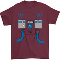 Astronaut Fancy Dress Costume Mens T-Shirt Cotton Gildan Maroon