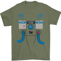 Astronaut Fancy Dress Costume Mens T-Shirt Cotton Gildan Military Green