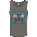 Astronaut Fancy Dress Costume Mens Vest Tank Top Charcoal