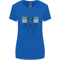 Astronaut Fancy Dress Costume Womens Wider Cut T-Shirt Royal Blue