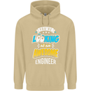 At an Awesome Engineer Mens 80% Cotton Hoodie Sand
