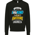 At an Awesome Engineer Mens Sweatshirt Jumper Black