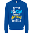 At an Awesome Engineer Mens Sweatshirt Jumper Royal Blue