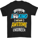 At an Awesome Engineer Mens T-Shirt Cotton Gildan Black