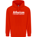 Atheism a Non Profit Organisation Atheist Childrens Kids Hoodie Bright Red