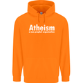 Atheism a Non Profit Organisation Atheist Childrens Kids Hoodie Orange