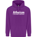 Atheism a Non Profit Organisation Atheist Childrens Kids Hoodie Purple