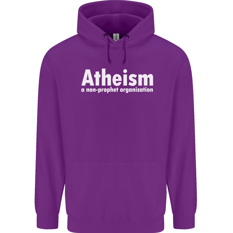 Atheism a Non Profit Organisation Atheist Childrens Kids Hoodie Purple