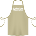Atheism a Non Profit Organisation Atheist Cotton Apron 100% Organic Khaki