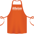 Atheism a Non Profit Organisation Atheist Cotton Apron 100% Organic Orange