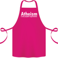 Atheism a Non Profit Organisation Atheist Cotton Apron 100% Organic Pink