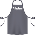 Atheism a Non Profit Organisation Atheist Cotton Apron 100% Organic Steel