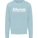 Atheism a Non Profit Organisation Atheist Kids Sweatshirt Jumper Light Blue