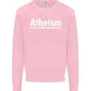 Atheism a Non Profit Organisation Atheist Kids Sweatshirt Jumper Light Pink