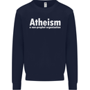 Atheism a Non Profit Organisation Atheist Kids Sweatshirt Jumper Navy Blue