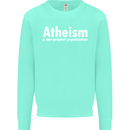 Atheism a Non Profit Organisation Atheist Kids Sweatshirt Jumper Peppermint