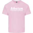 Atheism a Non Profit Organisation Atheist Kids T-Shirt Childrens Light Pink