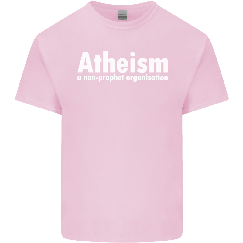 Atheism a Non Profit Organisation Atheist Kids T-Shirt Childrens Light Pink