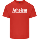 Atheism a Non Profit Organisation Atheist Kids T-Shirt Childrens Red
