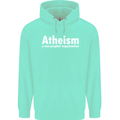 Atheism a Non Profit Organisation Atheist Mens 80% Cotton Hoodie Peppermint
