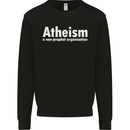 Atheism a Non Profit Organisation Atheist Mens Sweatshirt Jumper Black