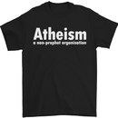 Atheism a Non Profit Organisation Atheist Mens T-Shirt Cotton Gildan Black