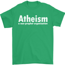 Atheism a Non Profit Organisation Atheist Mens T-Shirt Cotton Gildan Irish Green