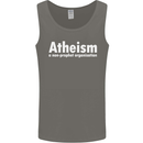 Atheism a Non Profit Organisation Atheist Mens Vest Tank Top Charcoal