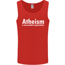 Atheism a Non Profit Organisation Atheist Mens Vest Tank Top Red