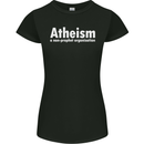 Atheism a Non Profit Organisation Atheist Womens Petite Cut T-Shirt Black
