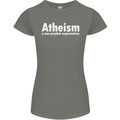 Atheism a Non Profit Organisation Atheist Womens Petite Cut T-Shirt Charcoal