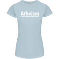 Atheism a Non Profit Organisation Atheist Womens Petite Cut T-Shirt Light Blue