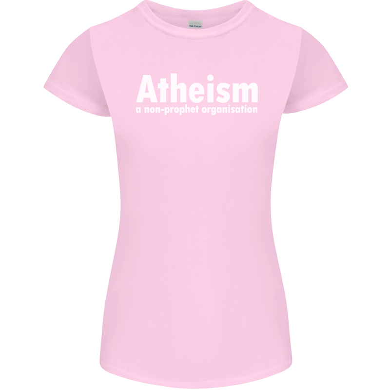 Atheism a Non Profit Organisation Atheist Womens Petite Cut T-Shirt Light Pink