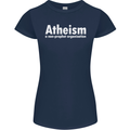 Atheism a Non Profit Organisation Atheist Womens Petite Cut T-Shirt Navy Blue