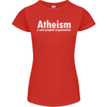 Atheism a Non Profit Organisation Atheist Womens Petite Cut T-Shirt Red