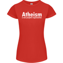 Atheism a Non Profit Organisation Atheist Womens Petite Cut T-Shirt Red