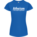 Atheism a Non Profit Organisation Atheist Womens Petite Cut T-Shirt Royal Blue
